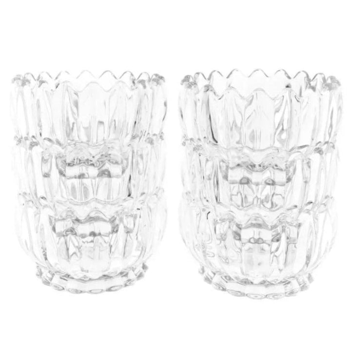 Lotus Glasskåle - og Dessert Tallerken Sæt 12 dele, 200 ml - Løven Home