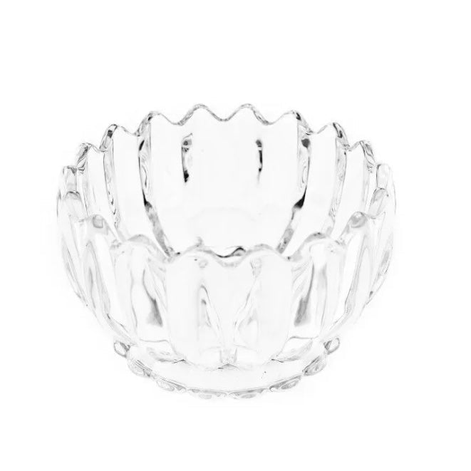 Lotus Glasskåle - og Dessert Tallerken Sæt 12 dele, 200 ml - Løven Home