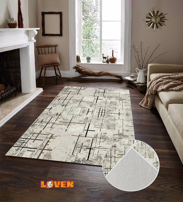 Løven Vaskbart Tæppe - 19 Beige - Løven Home