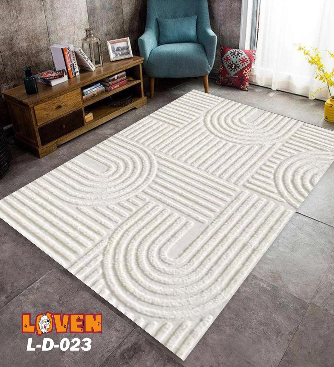 Løven Vaskbart Tæppe - 2 Cream - Løven Home