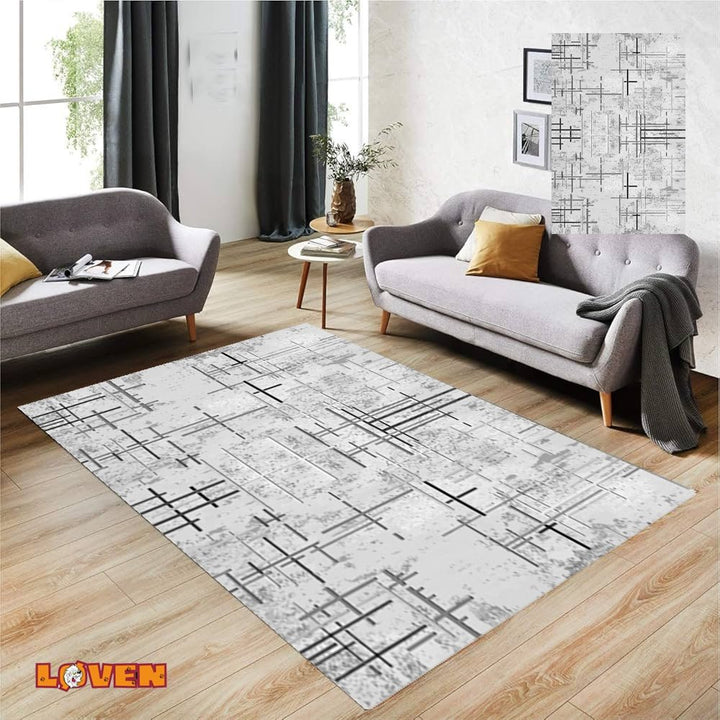 Løven Vaskbart Tæppe - 20 Grå - Løven Home