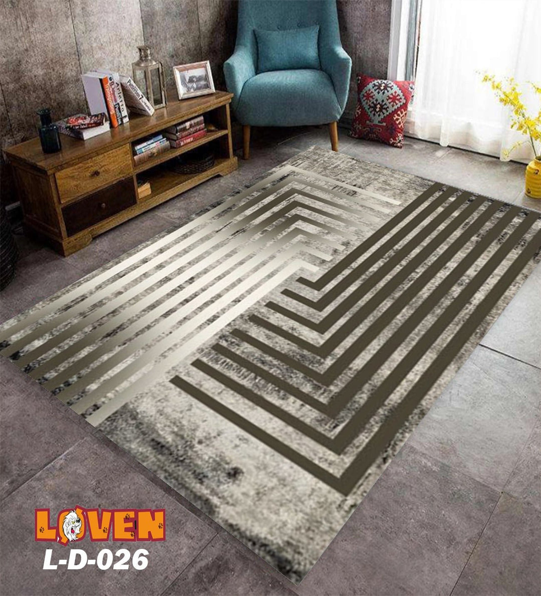 Løven Vaskbart Tæppe - 9 Beige - Løven Home