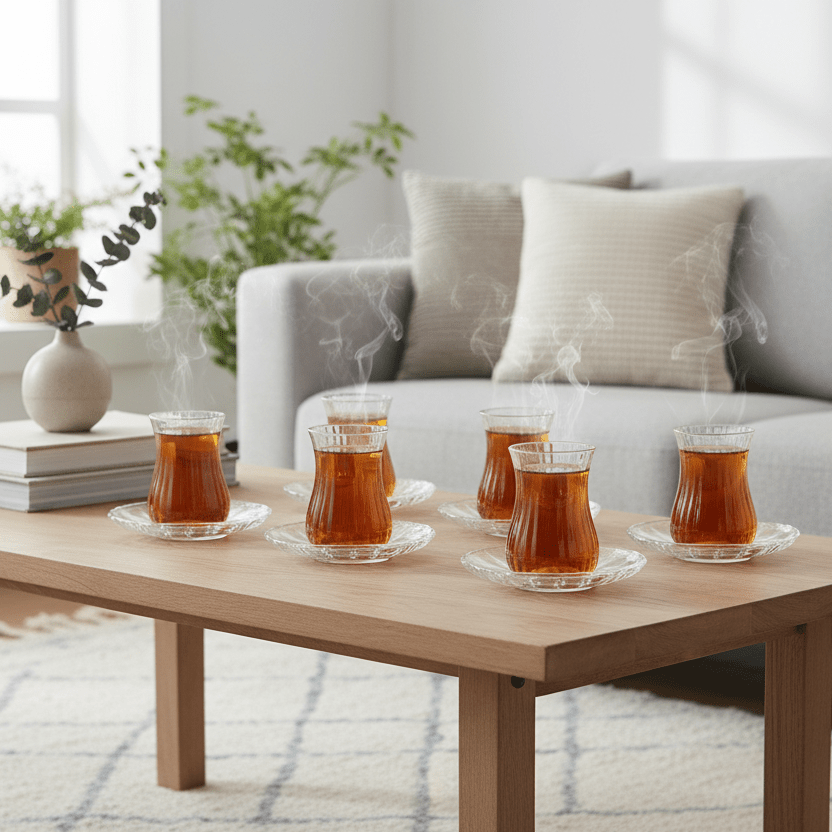 Luana Servicio Teglassæt (12 dele) 170 ml - Løven Home