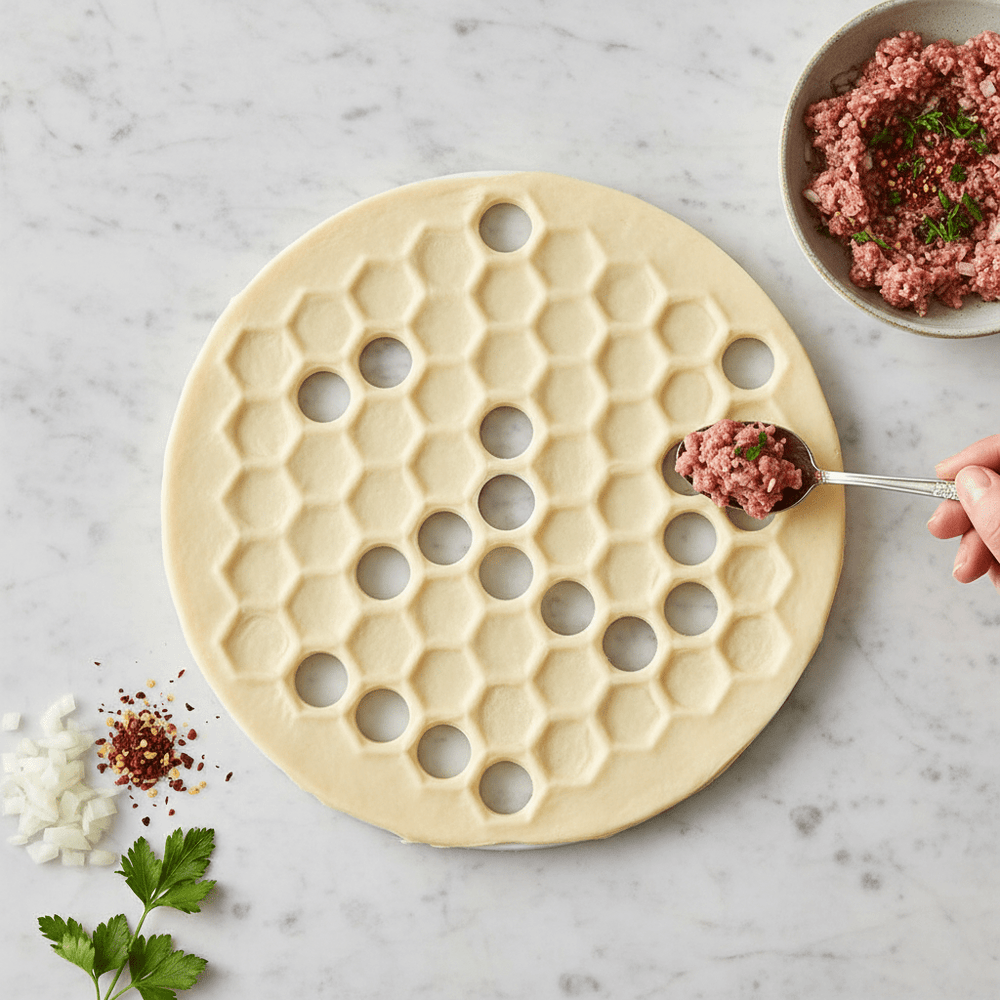 Manti - og Dumplingform 25 cm - Løven Home