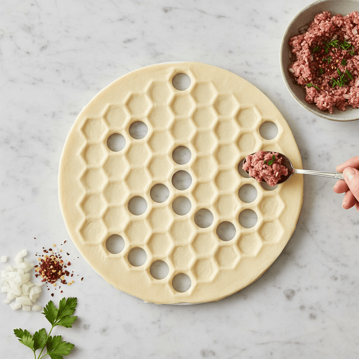 Manti - og Dumplingform 25 cm - Løven Home
