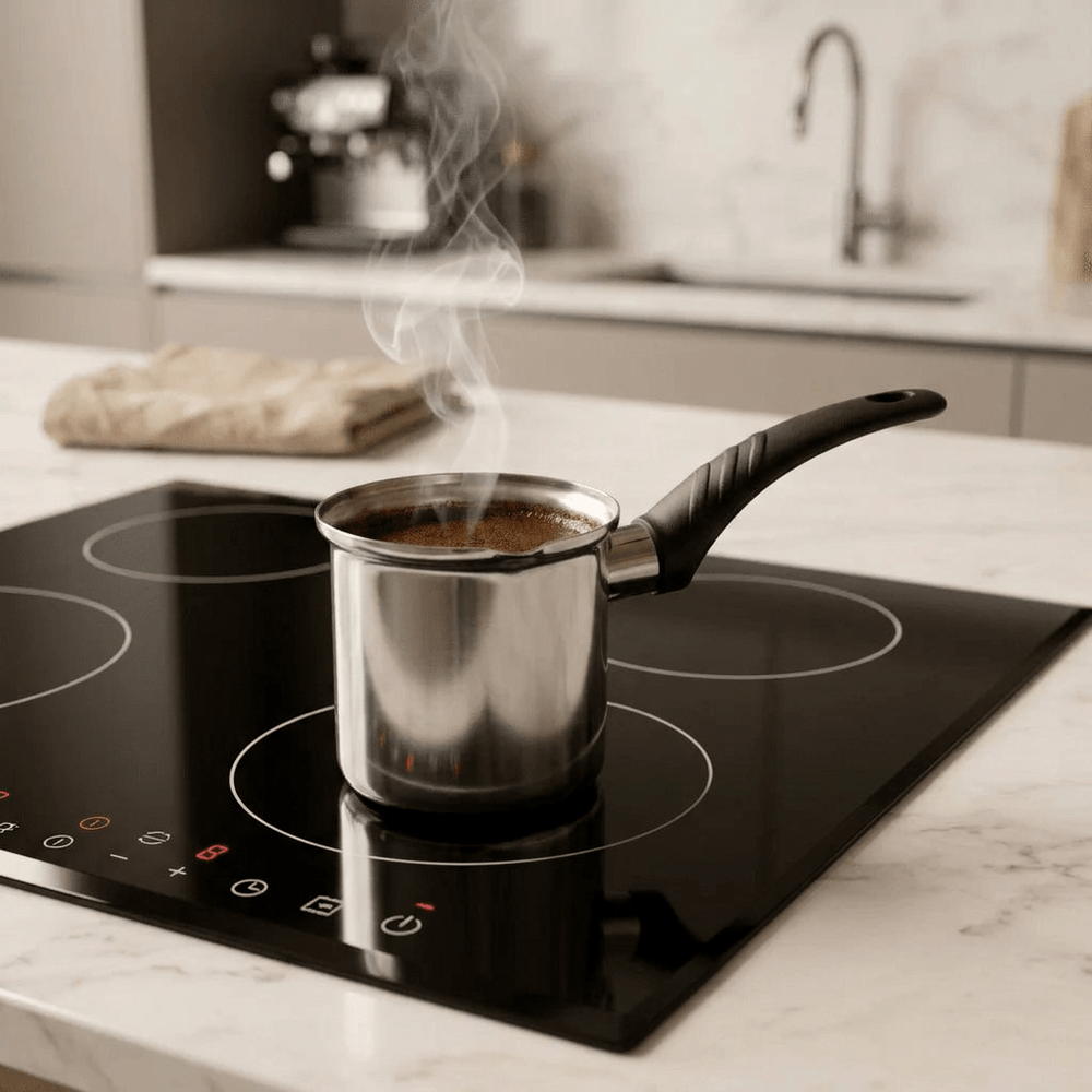 Menzir - 300 ml Tyrkisk Kaffekande (Cezve) – Induktionsvenlig | 300 ml - Løven Home