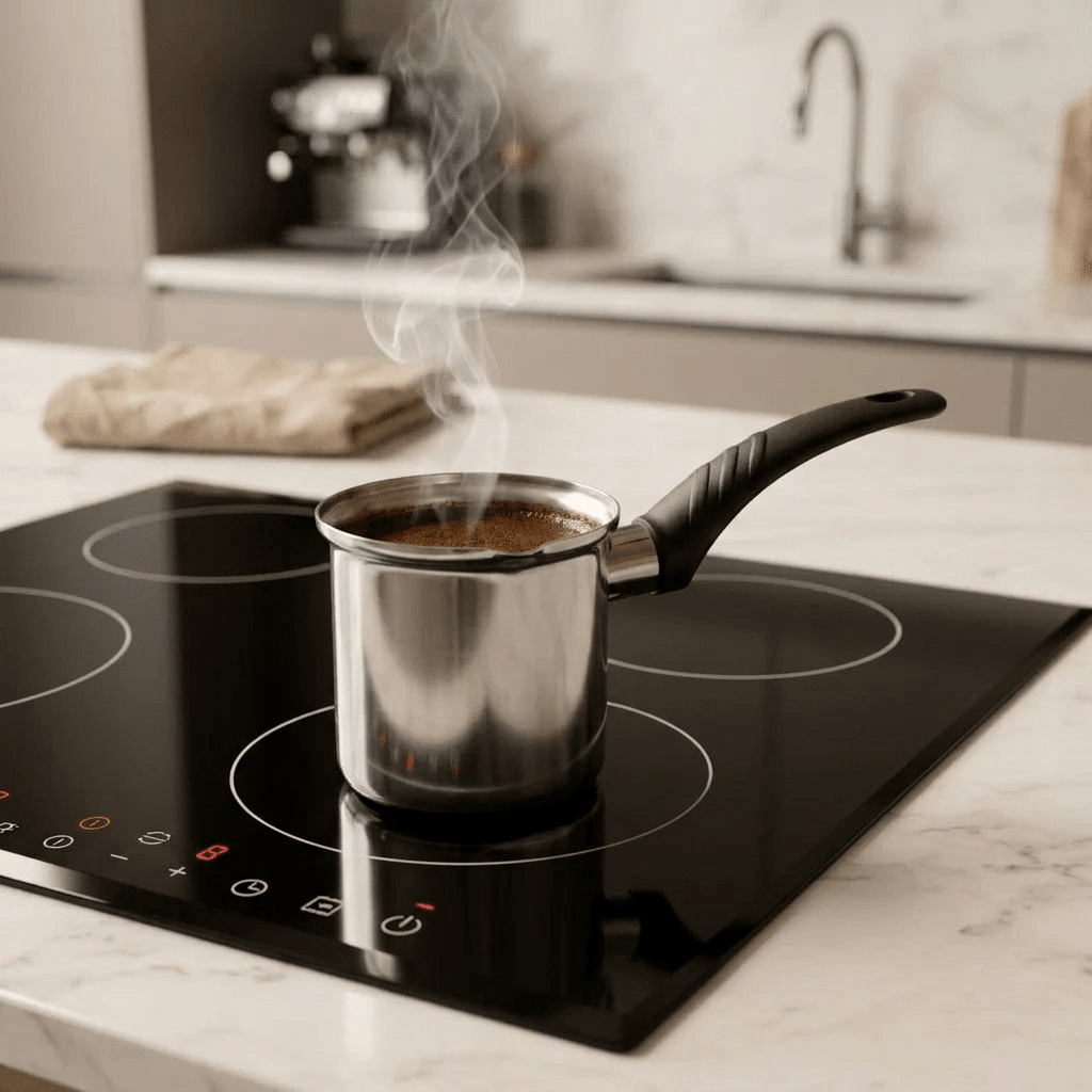 Menzir - 300 ml Tyrkisk Kaffekande (Cezve) – Induktionsvenlig | 300 ml - Løven Home