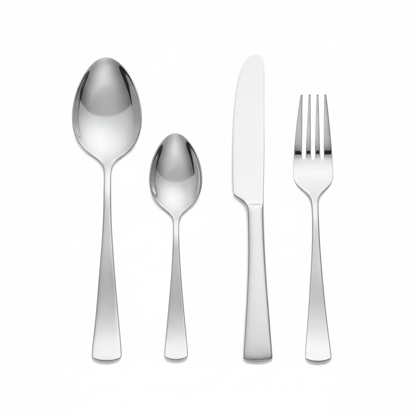 Michelino Bestiksæt 24 dele - Rustfrit Stål - 6 Personer - Løven Home