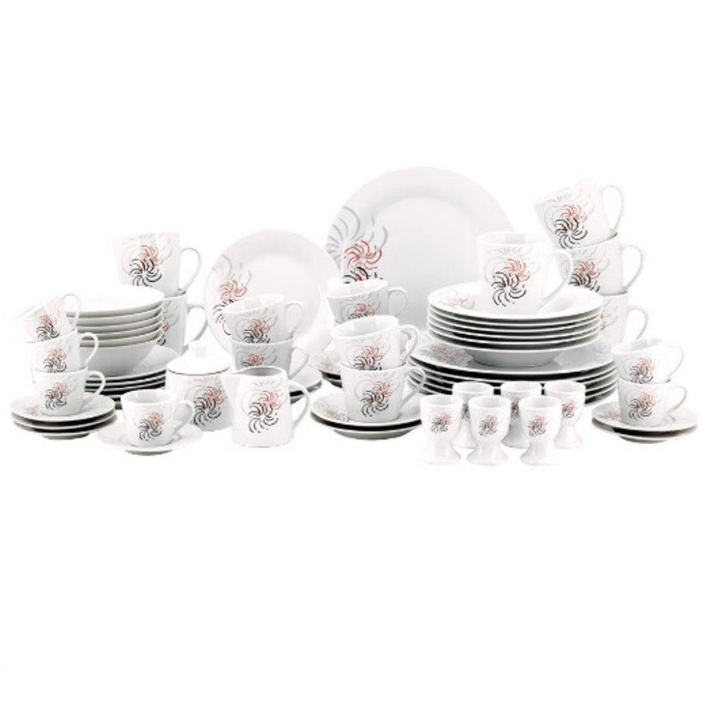 Michelino Delfina Kombi Porcelænssæt 62 dele - 6 Personer - Løven Home