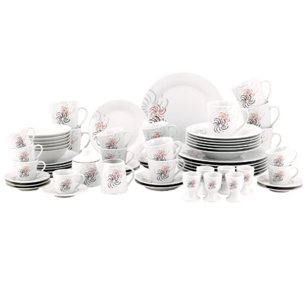 Michelino Delfina Kombi Porcelænssæt 62 dele - 6 Personer - Løven Home