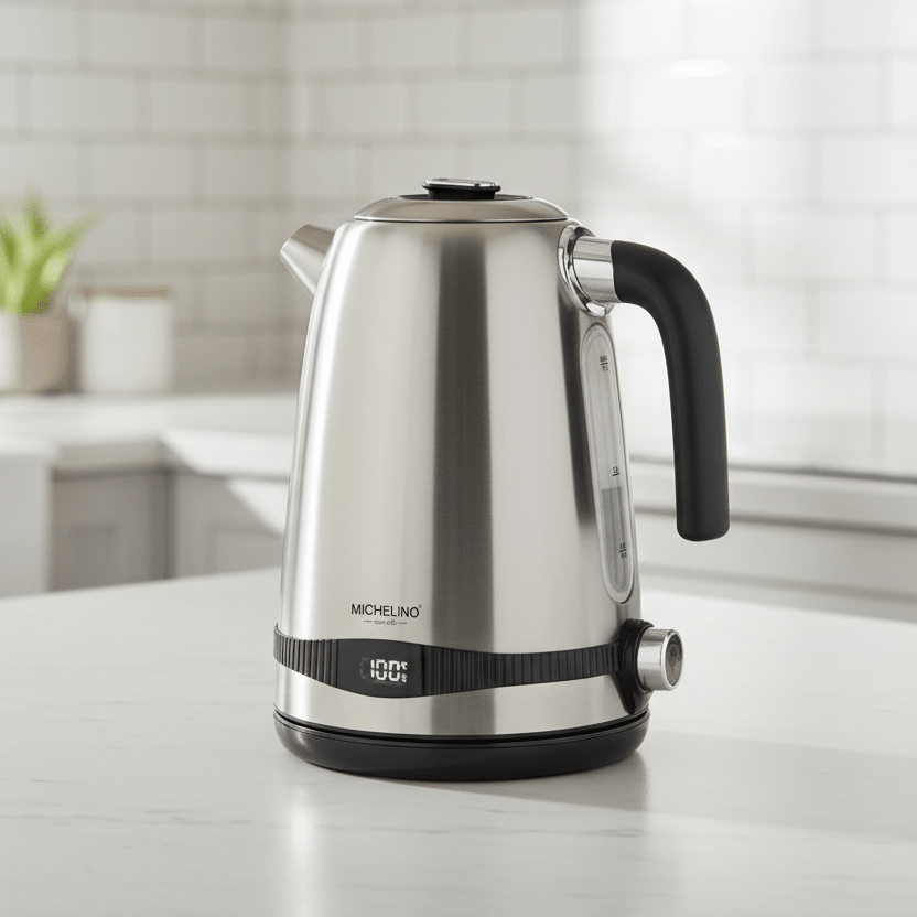 Michelino Elkedel 1,7 L 2200 W - Sølv - Løven Home