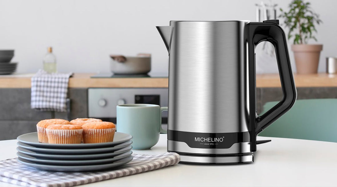 Michelino Elkedel 1,7 L 2200 W - Sølv - Løven Home