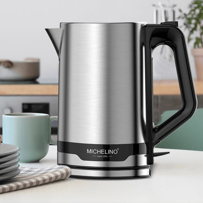 Michelino Elkedel 1,7 L 2200 W - Sølv - Løven Home