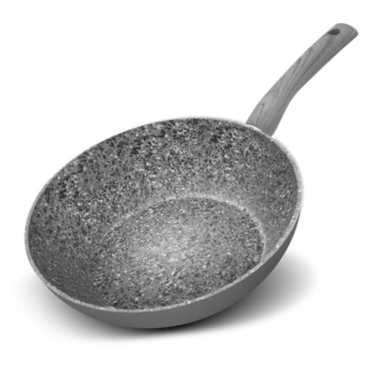 Michelino Gaia Granit Stegepande 28 cm Grå - Løven Home