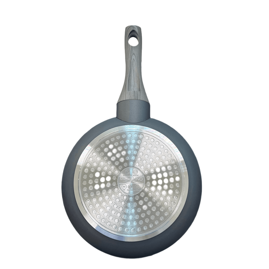 Michelino Gaia Granit Stegepandesæt 2 dele (20 - 28 cm) Grå - Løven Home