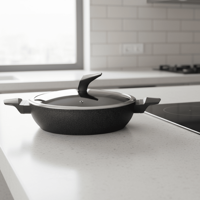 Michelino Nika Serveringspande – 28 cm med Duritia Plus Non - stick - Løven Home