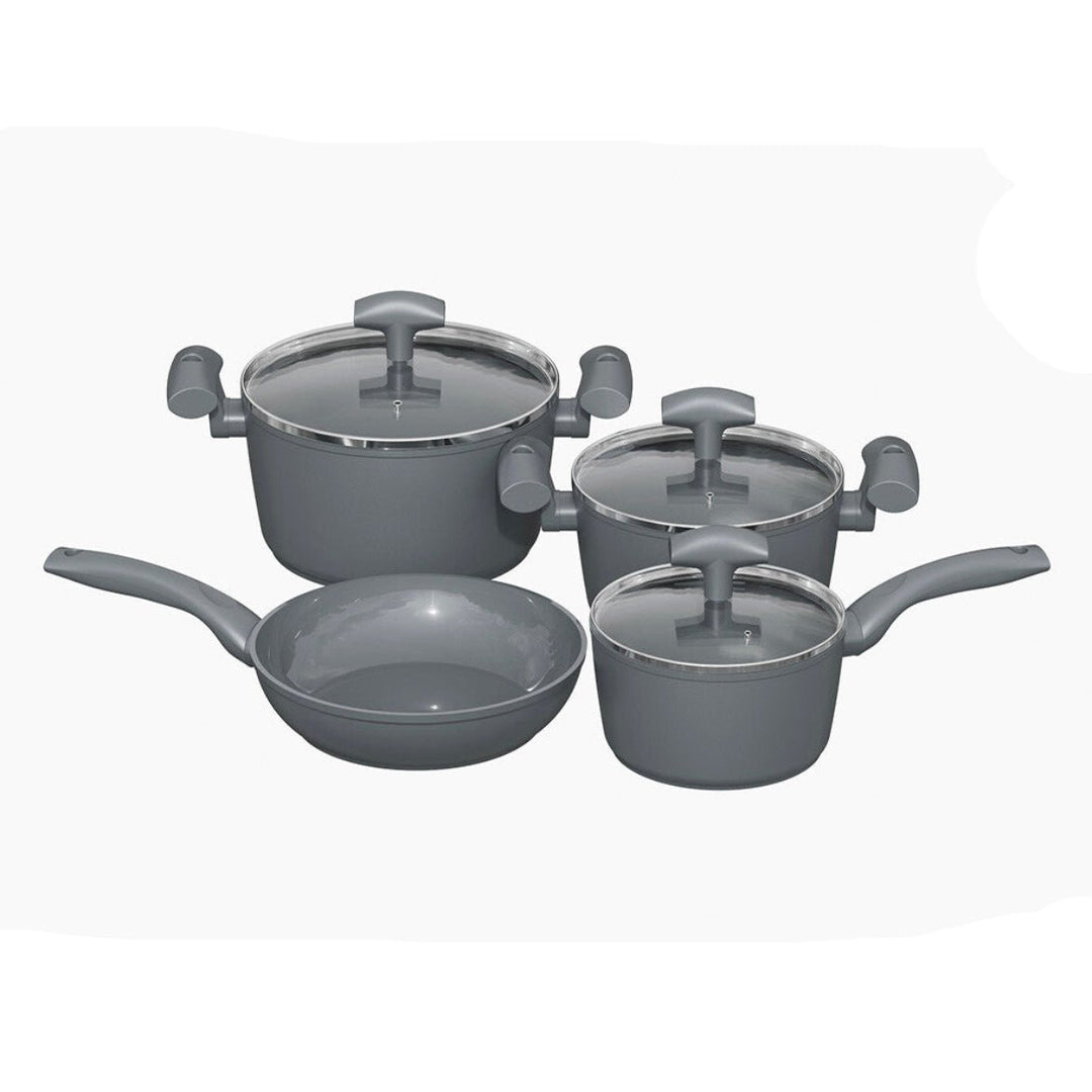 Michelino Nora Grydesæt 7 Dele - Grå - Løven Home