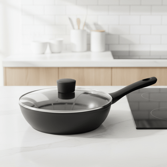 Michelino Nora New Line Højkantpande | Ø24 cm | Grå inderside - Løven Home