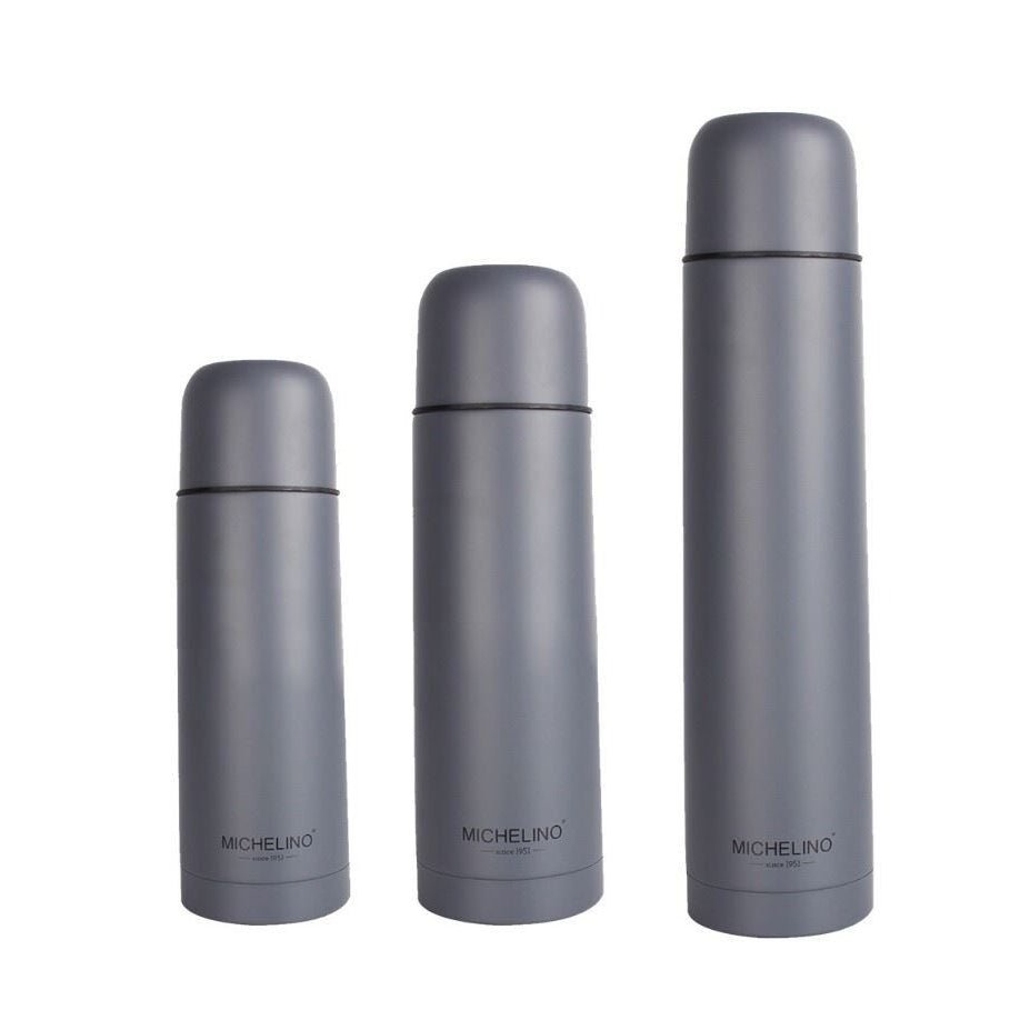 Michelino Nora Termokande – 1 Liter, Mørkegrå - Løven Home