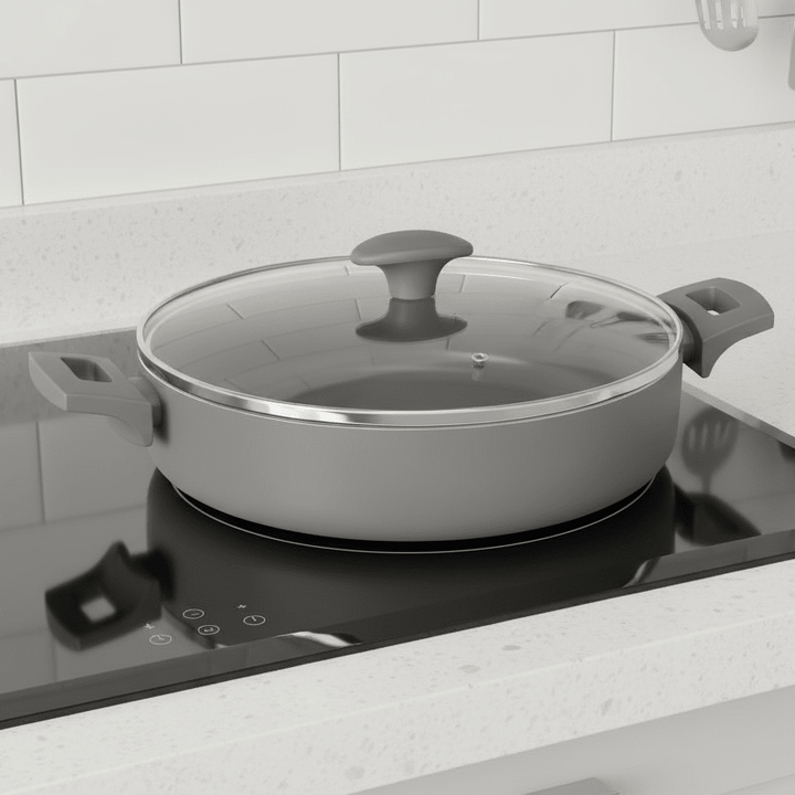 Michelino Serveringspande m/Låg 28 cm – Alythia - serien - Beige - Løven Home