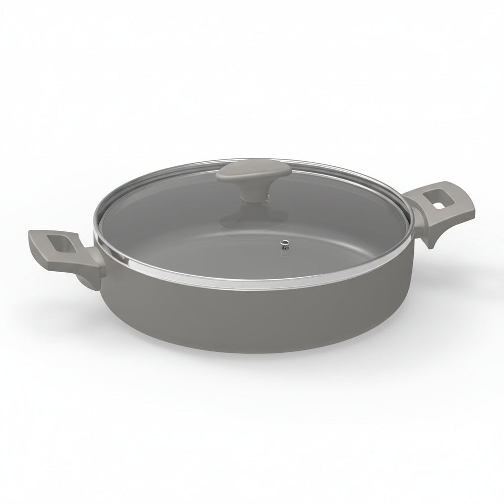 Michelino Serveringspande m/Låg 28 cm – Alythia - serien - Beige - Løven Home