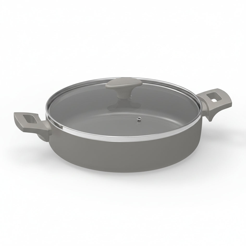 Michelino Serveringspande m/Låg 28 cm – Alythia - serien - Beige - Løven Home