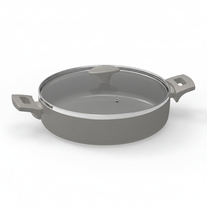 Michelino Serveringspande m/Låg 28 cm – Alythia - serien - Beige - Løven Home