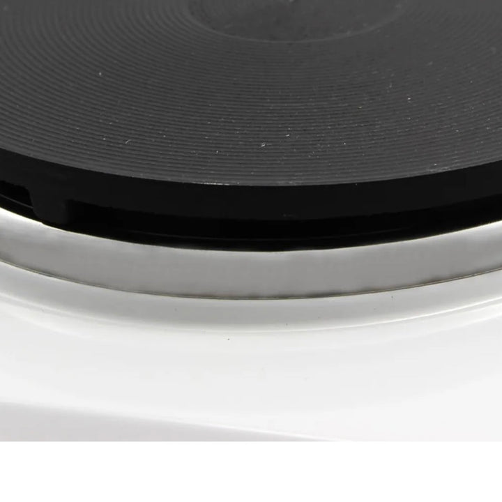 Michelino Transportabel Enkelt Kogeplade m/Foldbare Greb 1500 W | Hvid - Løven Home