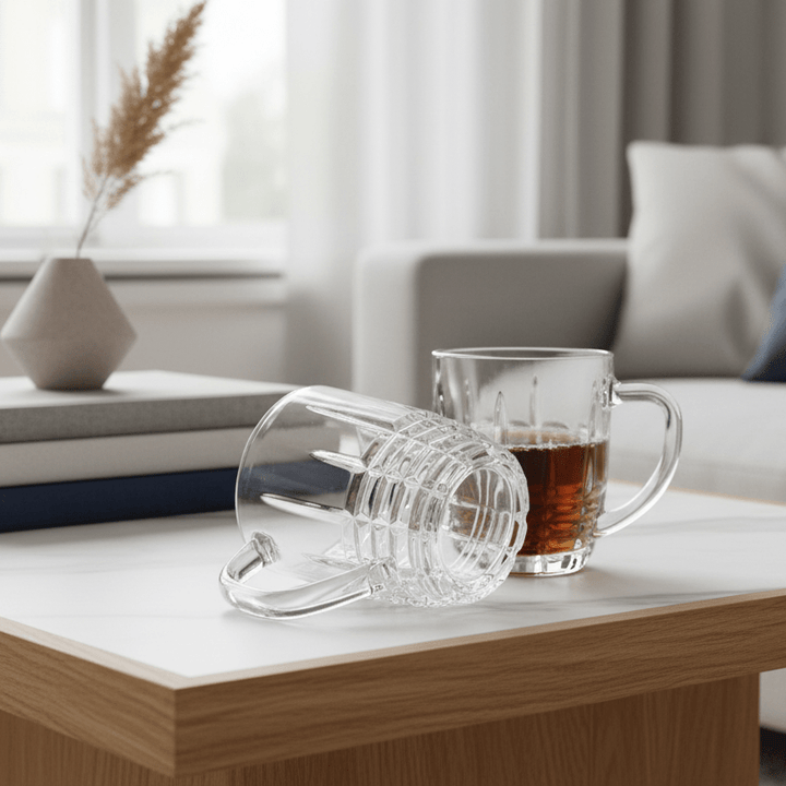 Mira Teglassæt m/hank 6 stk. - Almina - Løven Home