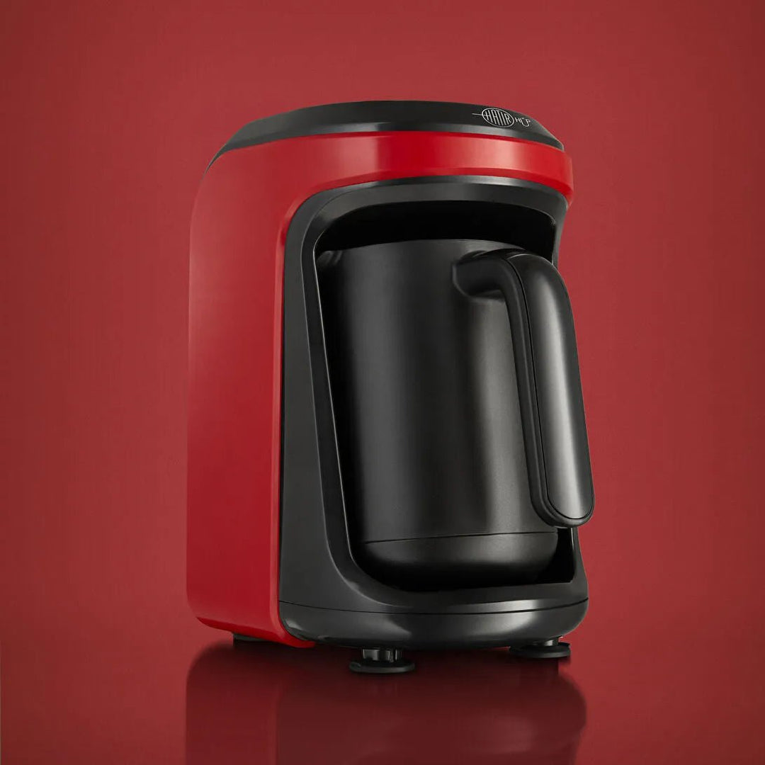MKaraca Hatır Hüp Aroma Türk Kaffemaskine – Cherry Red (5 Kopper) - Løven Home