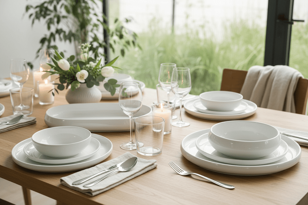 Moderne Porcelæn Spisestel “Lissa Bonna” – 27 dele - Løven Home