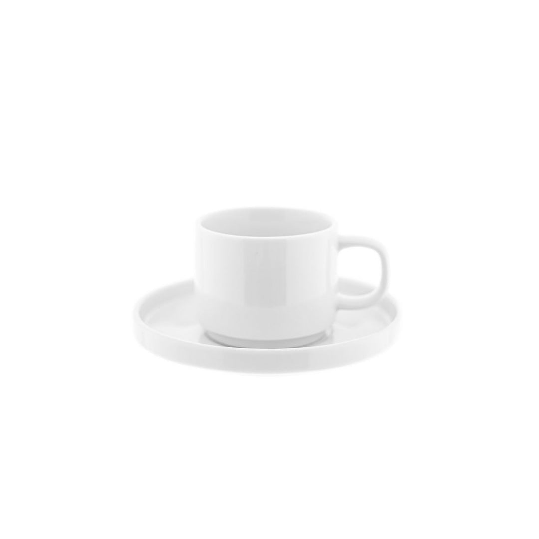 Mondo mokkasæt i porcelæn (12 dele/6 pers.) - 100 ml - Løven Home