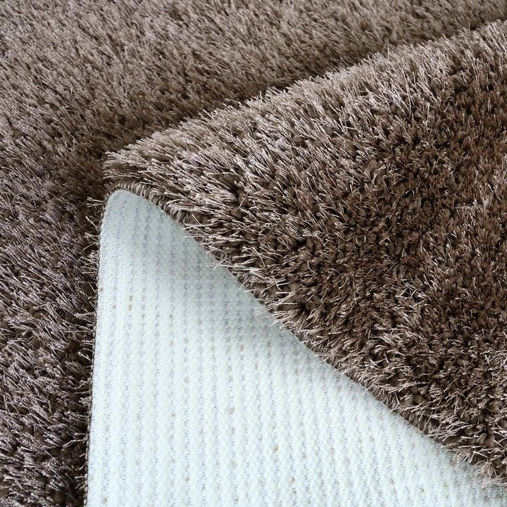 Natty Shaggy Tæppe - Brun - Løven Home