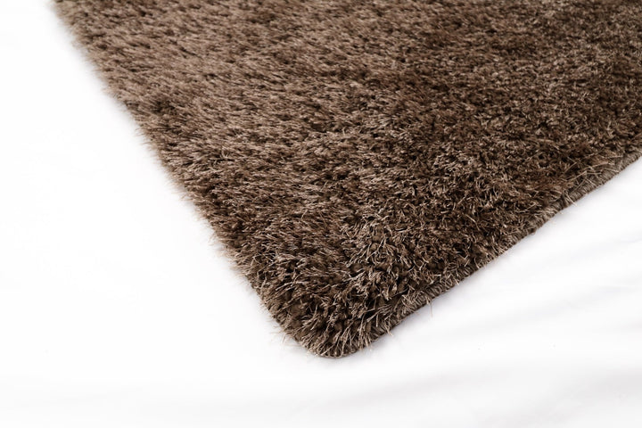 Natty Shaggy Tæppe - Brun - Løven Home