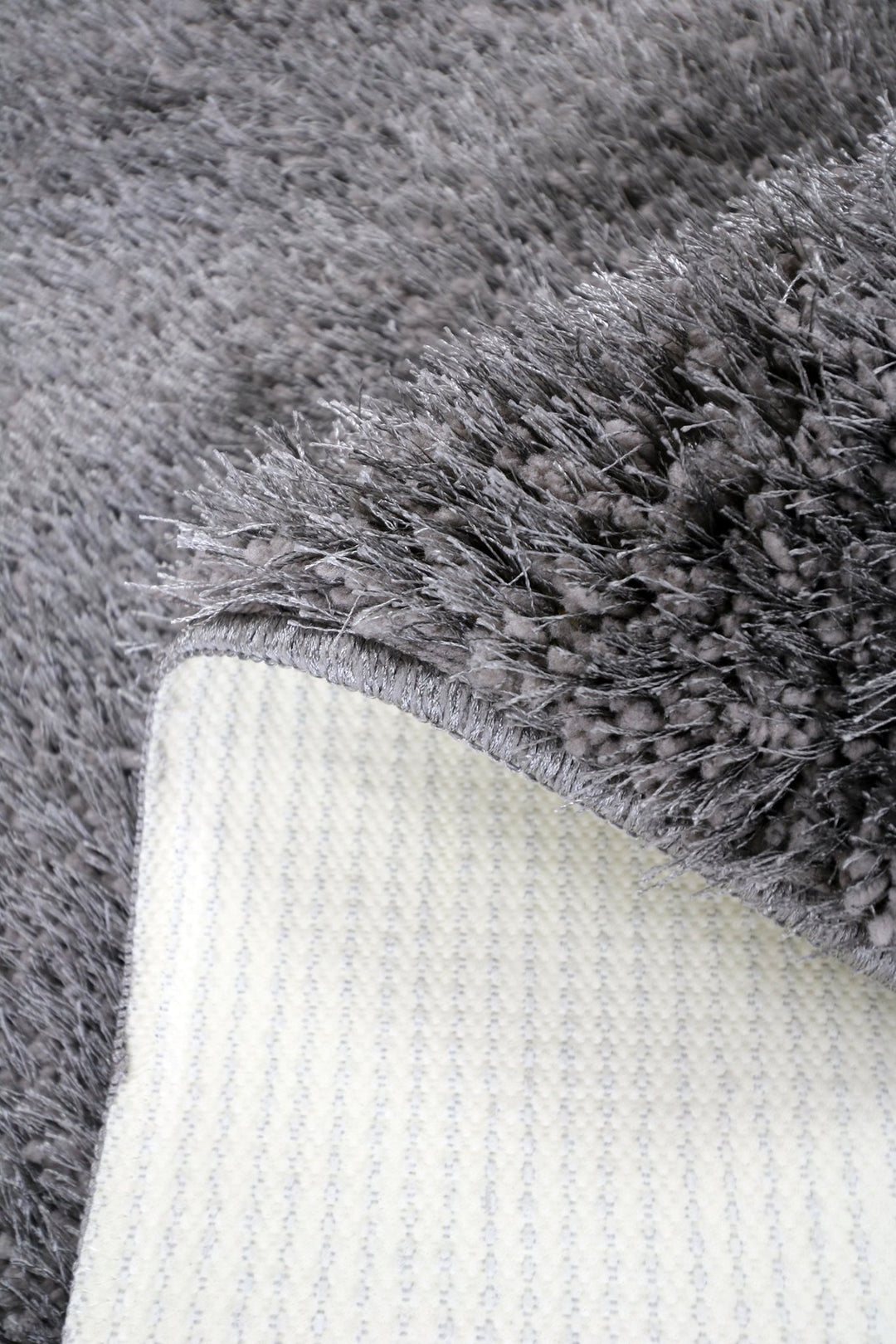 Natty Shaggy Tæppe - Grå - Løven Home