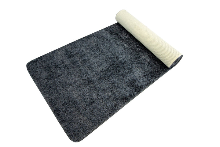 Natty Shaggy Tæppe - Mørkegrå - Løven Home
