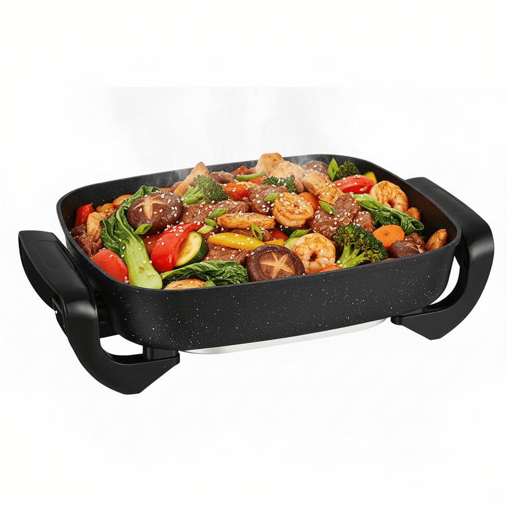 Neudorf Elektrisk Multipande 36x30x7 cm - 7 Liter - 1500W - Sort - Løven Home