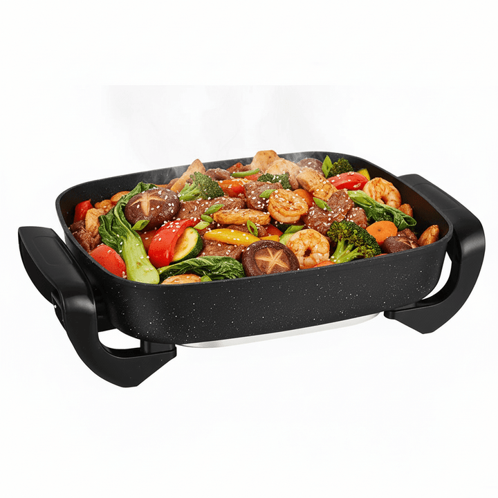 Neudorf Elektrisk Multipande 36x30x7 cm - 7 Liter - 1500W - Sort - Løven Home