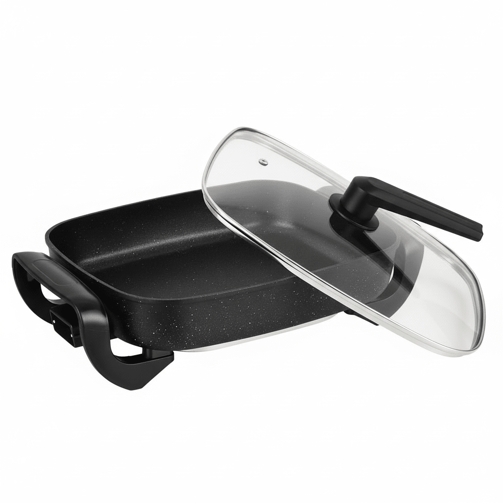 Neudorf Elektrisk Multipande 36x30x7 cm - 7 Liter - 1500W - Sort - Løven Home