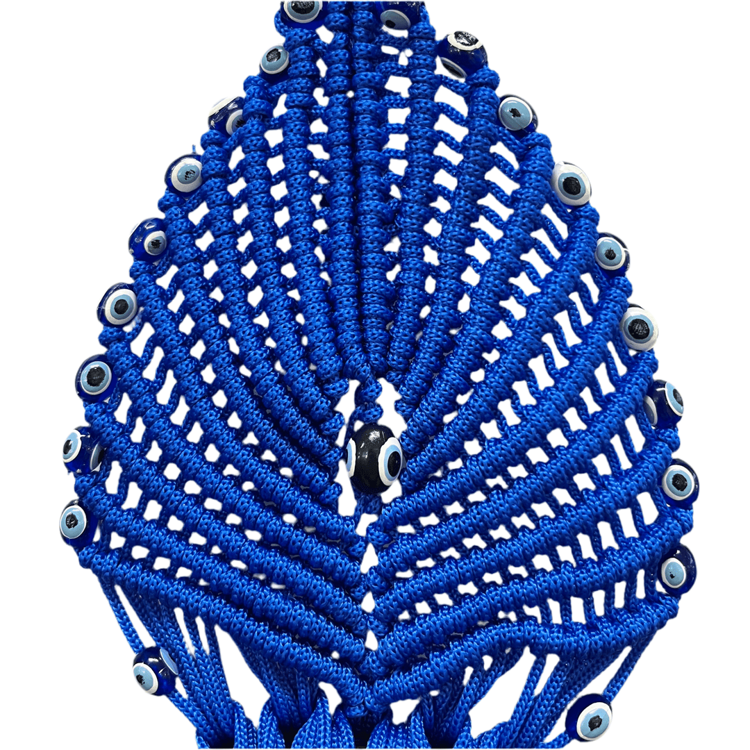 Onde Øje Amulet 13x28 cm Blå - Løven Home