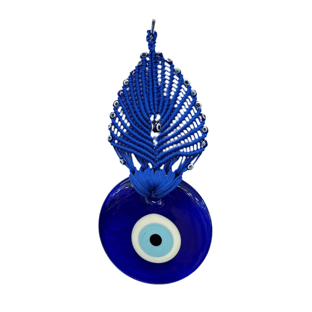 Onde Øje Amulet 13x28 cm Blå - Løven Home