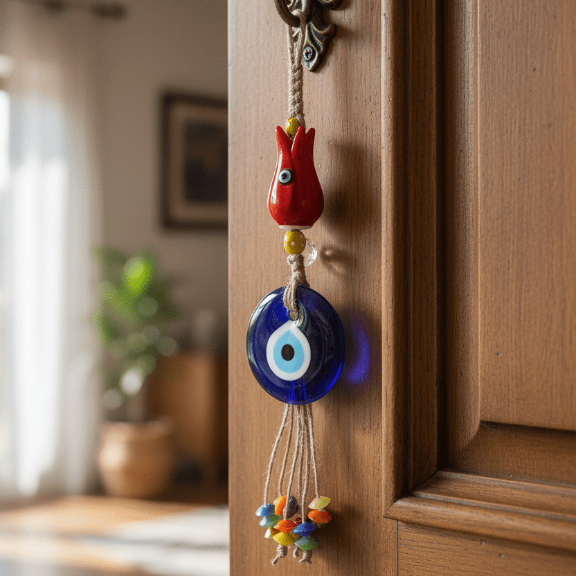 Onde Øje Amulet 8x28 cm 3 Farvevarianter - Løven Home