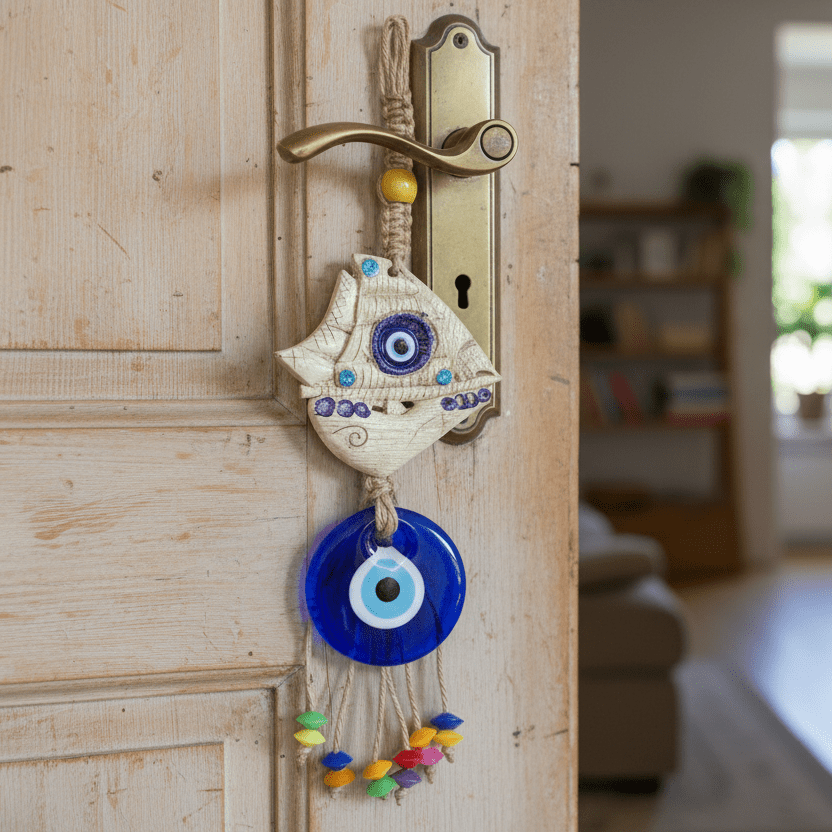 Onde Øje Amulet 8x37 cm - Løven Home