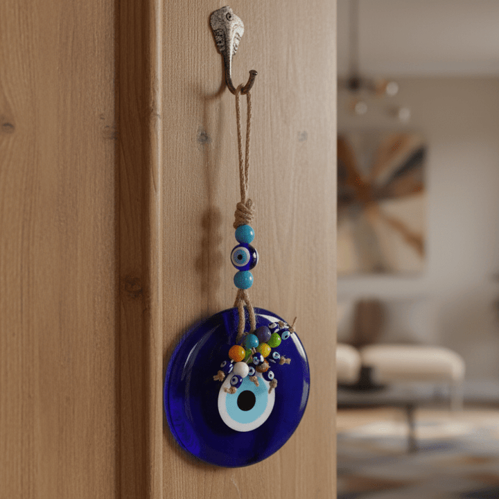 Onde Øje Amulet (Nazar) 13x29 cm Blå - Løven Home