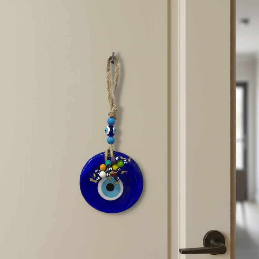 Onde Øje Amulet (Nazar) 7x21 cm Blå - Løven Home