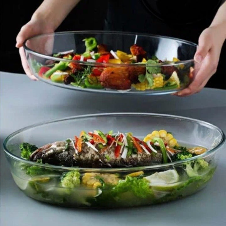 Ovalt Ovnfast Glasfadsæt 2 stk. - Borcam - Løven Home