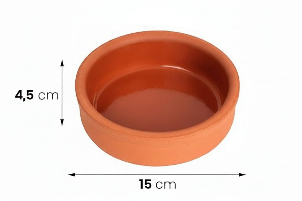 Ovnfast Terracotta Lerskålesæt 6 stk. - 175 ml - Løven Home