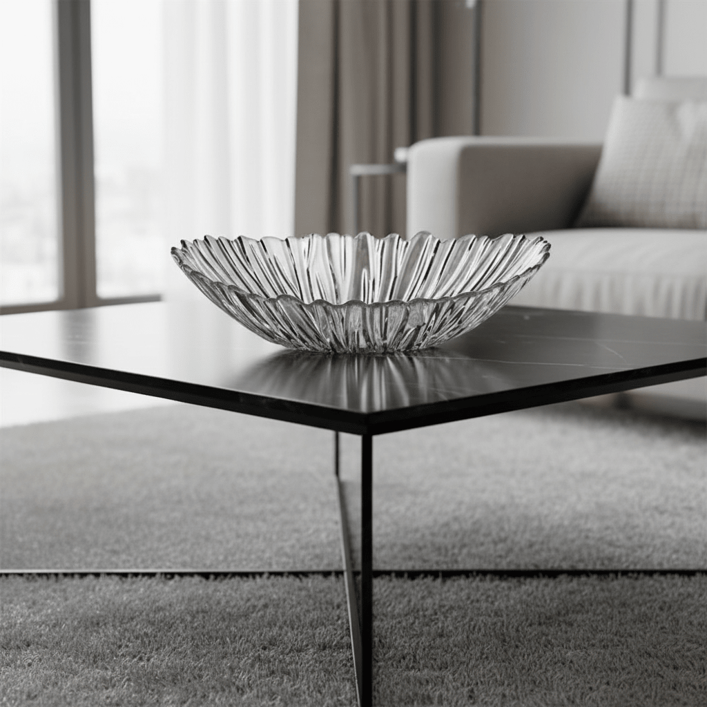 Pasabahce Aurora Oval Frugtskål 33 cm - Klar Krystal - Løven Home