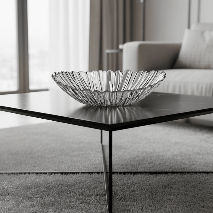 Pasabahce Aurora Oval Frugtskål 33 cm - Klar Krystal - Løven Home