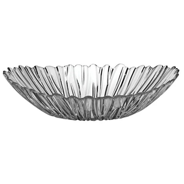 Pasabahce Aurora Oval Frugtskål 33 cm - Klar Krystal - Løven Home